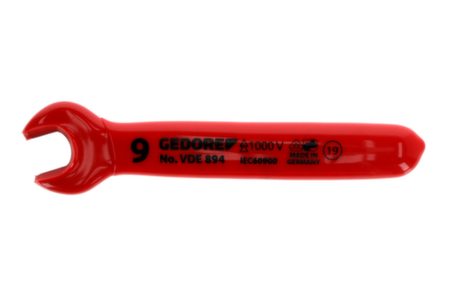 GEDORE VDE 894 9 VDE open-end wrench 9 mm