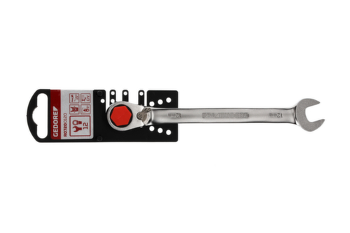 GEDORE R07200120 Combination ratchet wrench right/left SW12 mm 173 mm