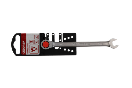 GEDORE R07100090 Combination ratchet wrench SW9 mm 143 mm