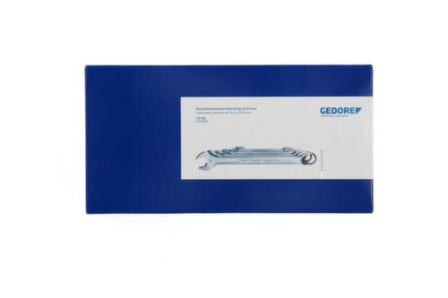 GEDORE 1 B-08 Combination wrench set 8-piece 10-24 mm