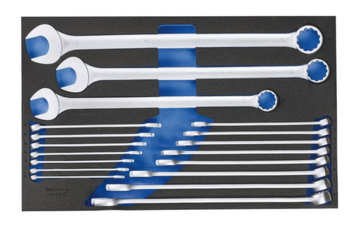 GEDORE 2005 CT4-7 XL Combination wrench set in check tool module
