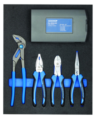 GEDORE TS CT2-142 Pliers assortment in 2/4 check tool module