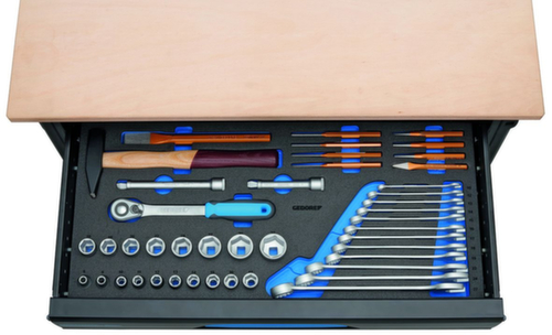 GEDORE 1110 WMW S-03 WorkMo B3 with 110-piece tool assortment