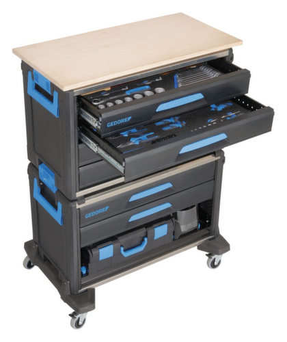 GEDORE 1110 WMW S-03 WorkMo B3 with 110-piece tool assortment
