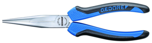 GEDORE 8136 AB-200 JC Mechanic's pliers angled 200 mm 2K handle