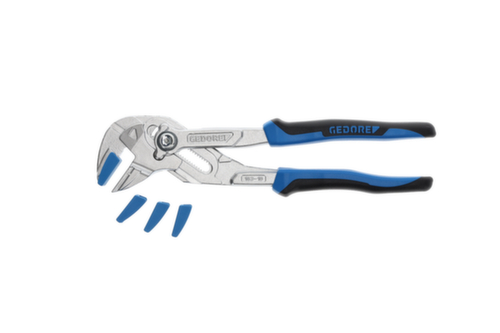 GEDORE SB 183 10 JC S-002 Pliers wrench set 10" JC w. 2C handle and 4 protective jaws