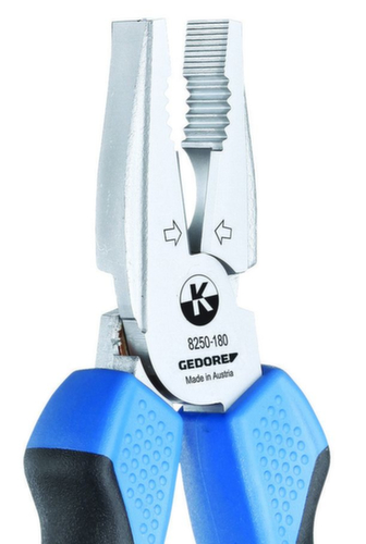 GEDORE 8250-160 JC Combination pliers 160 mm 2C handle