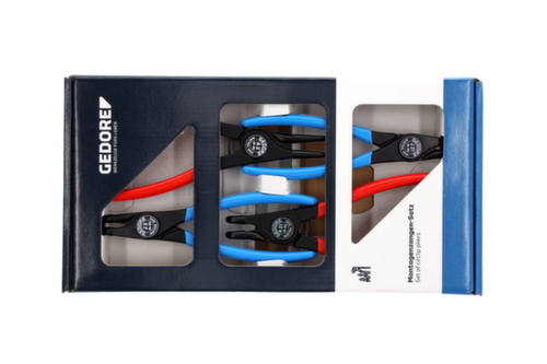 GEDORE S 8000 Assembly pliers set 4-piece