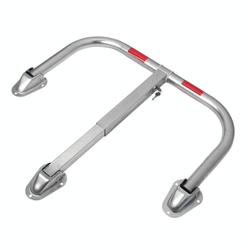Reversible parking bracket SESAM, height 455 mm, For doweling