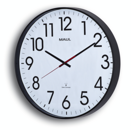 Wall clock MAULclimb 47RC, with Arabic numerals and dashes, Ø 470 mm
