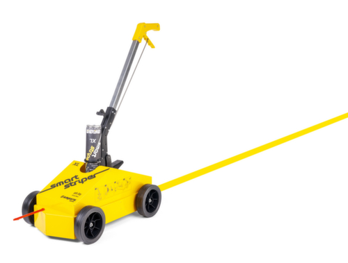 Floor marking device Smart Striper® for paint cans, yellow