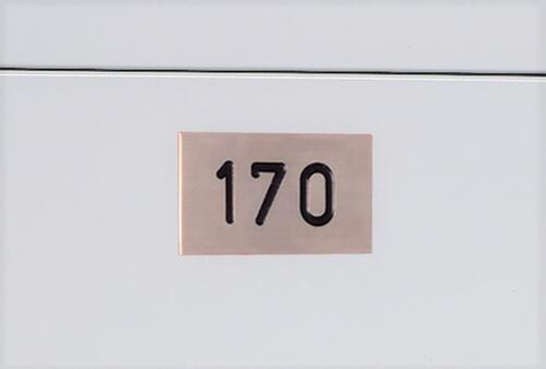 C+P License plate Classic Plus for Wardrobe or locker cabinet