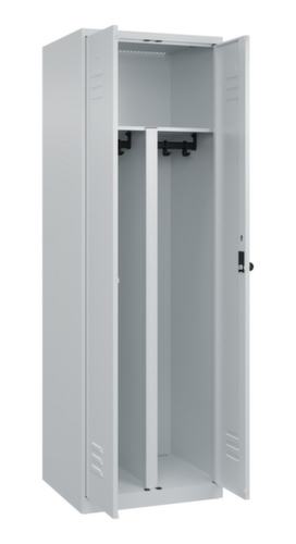 C+P PPE locker Classic Plus for black and white separation, compartment width 300 mm