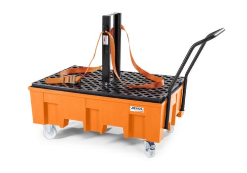 Load securing set for mobile sump tray