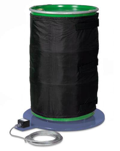 Insulating cover for heating jacket for 200 liter barrel