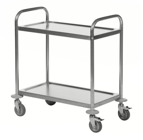 Kongamek Stainless steel serving trolley