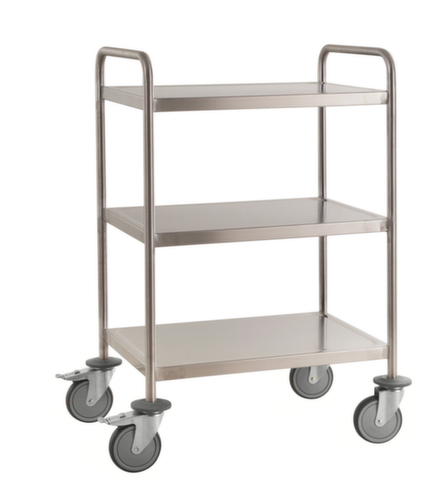 Kongamek Stainless steel shelf trolley