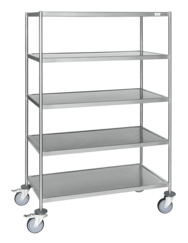 Kongamek Stainless steel shelf trolley