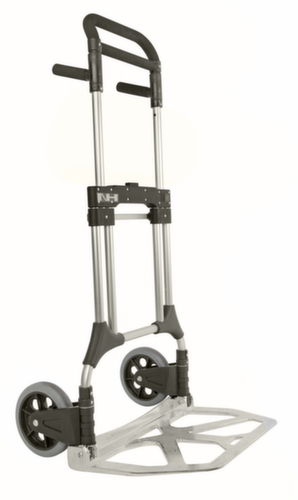 Kongamek Aluminum hand truck, load capacity 200 kg, Rubber tires
