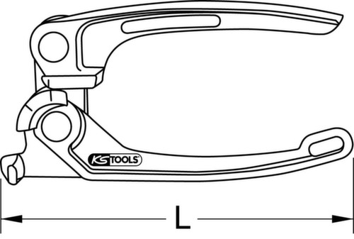 KS Tools Mini brake line bending tool