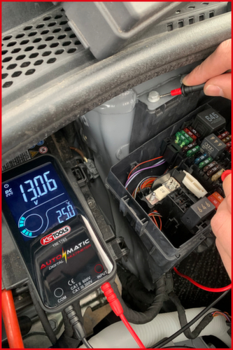 KS Tools Automatic digital multimeter incl. test probes