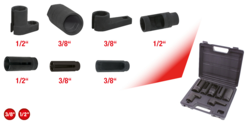KS Tools 3/8"+1/2" sensor socket set