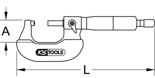 KS Tools Outside micrometer