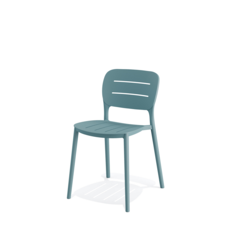 VEBA Patio chair Essentials Propi, registered office blue, 4-legged frame
