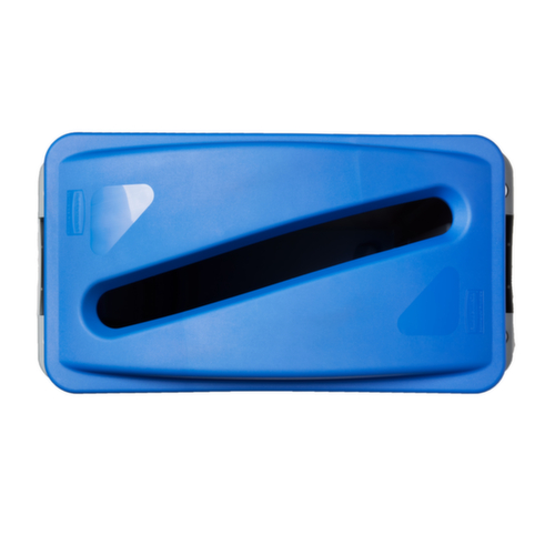 Rubbermaid Support cover for paper Slim Jim® for Recyclables collector, blue