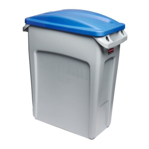 Rubbermaid Support cover for paper Slim Jim® for Recyclables collector, blue
