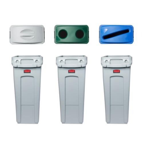 Rubbermaid Support cover for paper Slim Jim® for Recyclables collector, blue