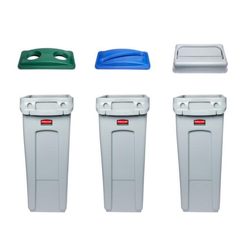 Rubbermaid Support cover for paper Slim Jim® for Recyclables collector, blue