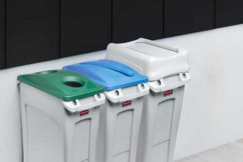 Rubbermaid Support cover for paper Slim Jim® for Recyclables collector, blue