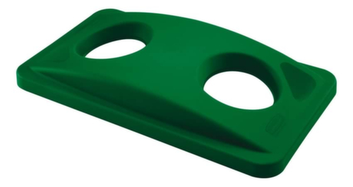 Rubbermaid Lid Slim Jim® for bottle slot for Recyclables collector, green