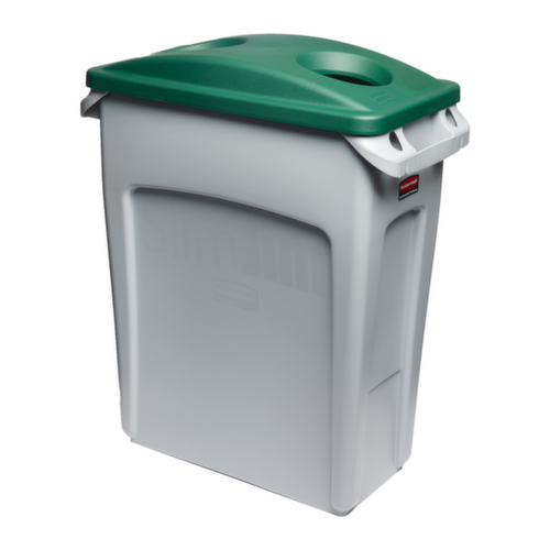 Rubbermaid Lid Slim Jim® for bottle slot for Recyclables collector, green