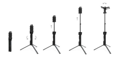 Ansmann LED floor lamp with 4 light heads