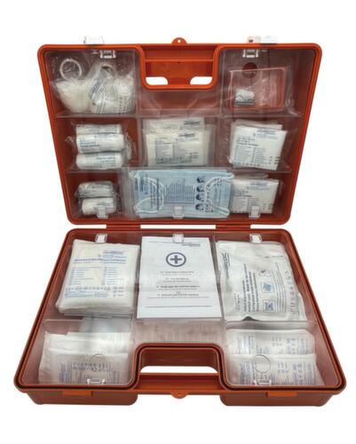 ultraMEDIC First aid kit Super with wall bracket, Filling according to DIN 13169