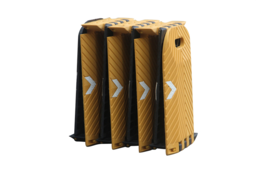 UDOBÄR Speed bump, width 3000 mm, yellow/black