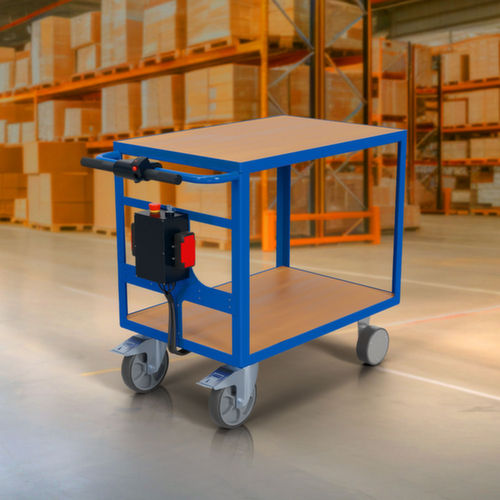 BS-ROLLEN Electric table trolley BS-eTec with replaceable battery