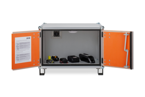 Cemo Explosion-proof lithium-ion storage cabinet lockEX 8/5 can be driven under, height x width x depth 520 x 800 x 660 mm