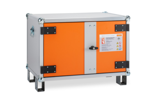 Cemo Explosion-proof lithium-ion storage cabinet lockEX 8/5 can be driven under, height x width x depth 520 x 800 x 660 mm
