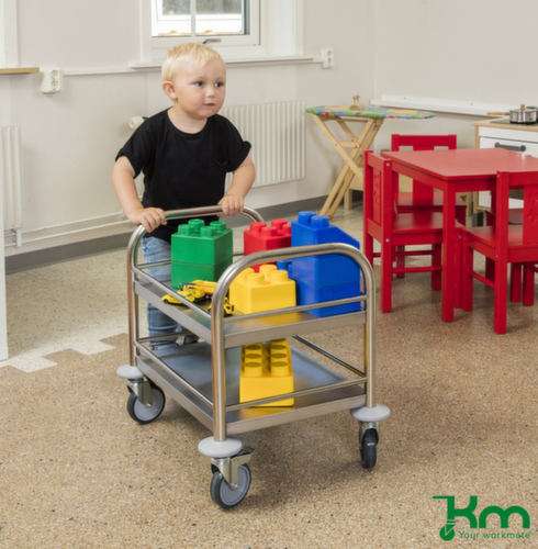 Kongamek Mini stainless steel trolley