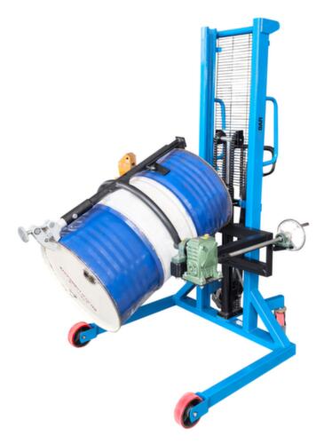 UDOBÄR Drum lifter roller with tilting function, 400 kg Load capacity