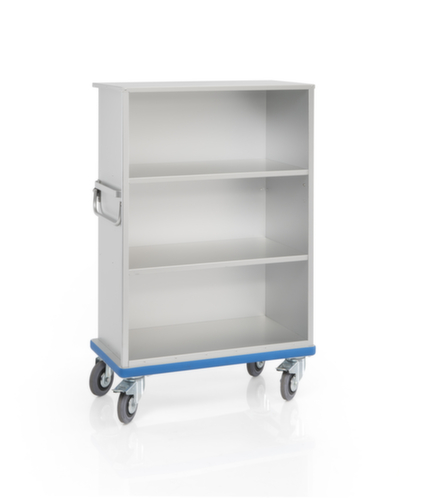 Gmöhling Open cabinet trolley G®-CUP made of aluminium