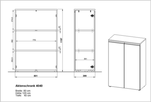 Filing cabinet 4040