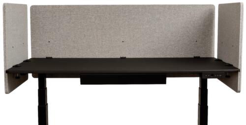 LUXOR Sound-absorbing table partition RECLAIM made of recycled PET