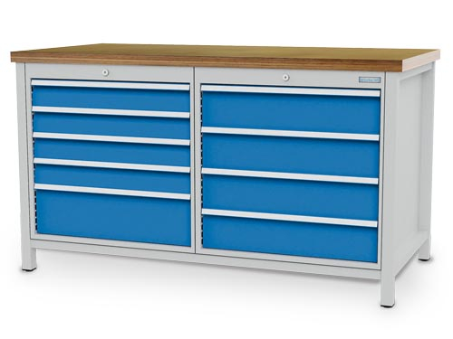 Bedrunka + Hirth Box-type workbench with multiplex top