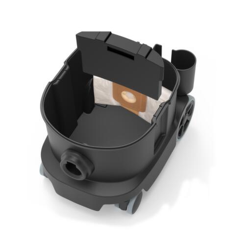 Extra quiet dry vacuum cleaner ERA TEC with USB port and compartment for spare bag