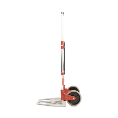 UDOBÄR Folding aluminum hand truck, load capacity 100 kg, Solid rubber tires