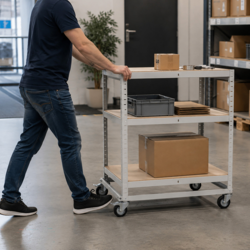 UDOBÄR Shelf trolley with 3 levels
